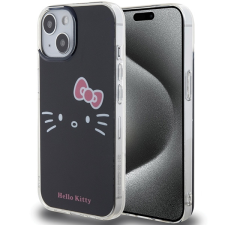 HELLO KITTY HKHCP15SHKHLK iPhone 15 / 14 / 13 6.1&quot; fekete keménytok IML Kitty Face IML Kitty Face tok és táska