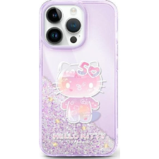 HELLO KITTY HKHCP16SL50PPU Liquid Glitter 50TH Anniversary Party Keménytok iPhone 16 - Lila (HKHCP16SL50PPU) tok és táska