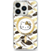 HELLO KITTY HKHMP16XHGLEH IML Golden Leaves Magsafe-Kompatibilis Keménytok iPhone 16 Pro - Fehér (HKHMP16XHGLEH)