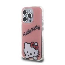 HELLO KITTY IML Daydreaming Logo Apple Iphone 15 Pro hátlap tok, rózsaszín tok és táska