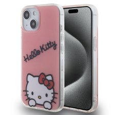 HELLO KITTY IML Daydreaming Logo Case for iPhone 15 tok - pink tok és táska
