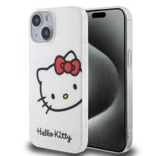 HELLO KITTY IML Head Logo Case for iPhone 15 Pro tok - fehér tok és táska