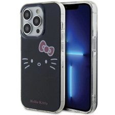 HELLO KITTY IML Kitty Face iPhone 14 Pro telefon tok - Fekete (HKHCP14LHKHLK) tok és táska