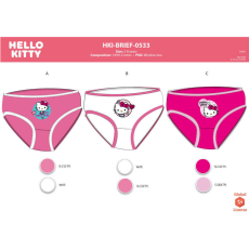  Hello Kitty kislány bugyi - 3 darabos pamut bugyi - 98-104