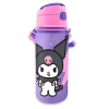 HELLO KITTY Kuromi alumínium szívószálas kulacs akasztóval 600 ml