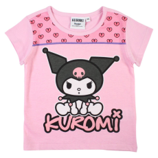 HELLO KITTY Kuromi Light Pink gyerek rövid póló, felső