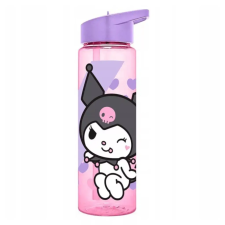 HELLO KITTY Kuromi műanyag szívószálas kulacs 600 ml babaétkészlet