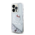 HELLO KITTY Liquid Glitter Electroplating Head Logo Apple Iphone 15 Pro hátlap tok, átlátszó