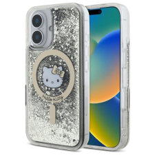 Hello Kitty Liquid Glitter Fever MagSafe iPhone 16 tok - arany tok és táska