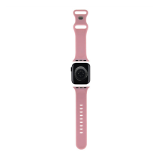 HELLO KITTY Liquid Silicone Kitty Head Logo Apple watch szíj, 38/40mm, rózsaszín okosóra kellék