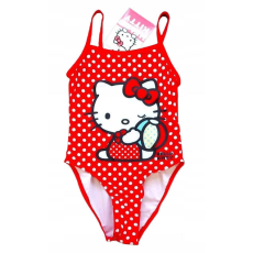  Hello Kitty Red gyerek fürdőruha, úszó 104-134 cm