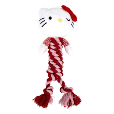 HELLO KITTY Red sípoló kötél kutyajáték 30 cm játék kutyáknak