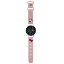 HELLO KITTY szíj univerzális HKUWLSCHBLP Szilikon Kitty Head pink szíj 22mm okosóra kellék