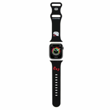 Hello Kitty szilikon Kitty fejpánt Apple Watch 38/40/41mm-hez - fekete okosóra kellék