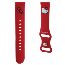 Hello Kitty Univerzális Óra szíj Szilikon 20mm - Piros okosóra kellék