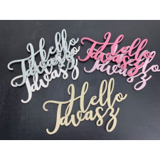 Hello tavasz feirat krém 12*19cm dekorációs kellék