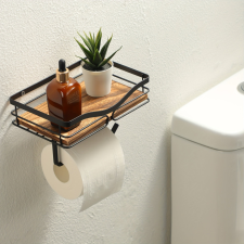  Helytakarékos falra szerelhető WC papír adagoló, tároló felülettel konyhai eszköz