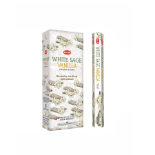  HEM Füstölő - Fehér Zsálya és Vanília (White Sage Vanilla) füstölő