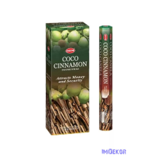  HEM hexa füstölő 20db Coco Cinnamon / Kókusz Fahéj füstölő