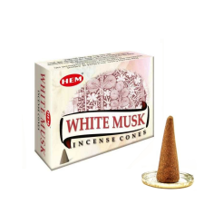  HEM Kúpfüstölő - Fehér Pézsma (White Musk) füstölő