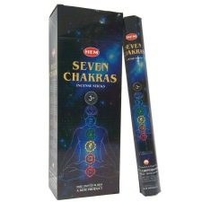 HEM Seven Chakra / Hét Csakra füstölő hexa indiai 20 db füstölő