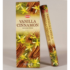 HEM Vanilla Cinnamon / Vanília Fahéj füstölő hexa indiai 20 db füstölő