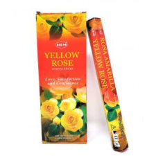 HEM Yellow Rose / Sárga Rózsa füstölő hexa indiai 20 db füstölő