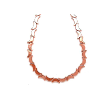  Hematit szin rose gold hold 5x8mm medál