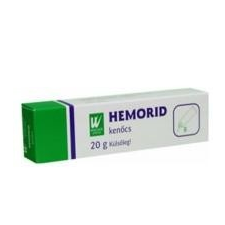  HEMORID VEGBELKENOCS 20 G gyógyhatású készítmény
