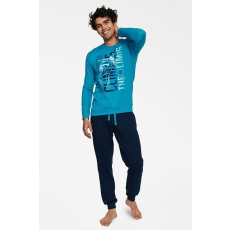 henderson Block férfi pizsama, türkiz XL