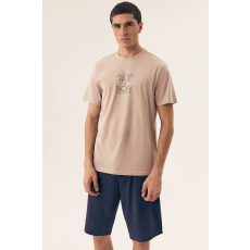 henderson Dreamer férfi pizsama, bézs 3XL