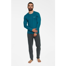 henderson Tact férfi pizsama, türkizkék XL