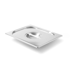 Hendi 806937 GN Kitchen Line Acél fedő merőkanál kivágással, GN 1/2 konyhai eszköz