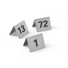 Hendi Asztalszám tábla - számok 1-12-ig - 50x35x(H)40 mm - HENDI 663844 konyhai eszköz