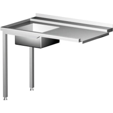 Hendi Befutóasztal mosogató tartállyal mosogatógépekhez - bal oldal - 1200x700x(H)880 mm - HENDI 231777 beépíthető gépek kiegészítői