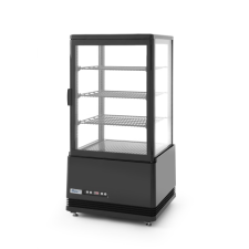 Hendi Bemutató vitrin 68L - fekete - 230V / 170W - 452x406x(H)891 mm - HENDI 233238 hűtőgép, hűtőszekrény