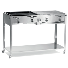 Hendi Gázüzemű Grill-Master Quattro - 1270x525x(H)840 mm - HENDI 154908 konyhai eszköz