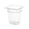 Hendi GN edény 1/6 - PC - Átlátszó - 1.6 L - 176x162x(H)100 mm - HENDI 861721