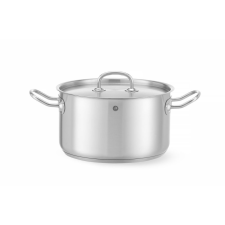 Hendi Közepes fazék- fedővel, HENDI, Kitchen Termékcsalád, 6L, ⌀240x(H)135mm konyhai eszköz