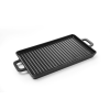 Hendi Miniatűr grill lap Little Chef, HENDI, Fekete, 320x162x(H)20mm