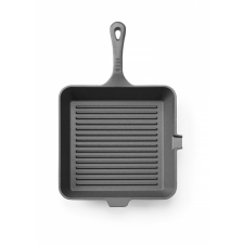 Hendi Öntöttvas grillező edény, , Fekete, 265x265x(H)50mm - HENDI 629369 edény