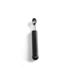 Hendi ovális dinnye kanál rozsdamentes acél,  Fekete, (L)160mm konyhai eszköz
