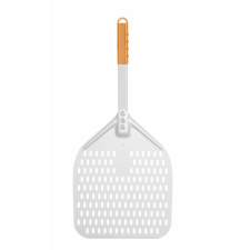 Hendi Rövid nyéllel perforált pizza lapát, HENDI, 300x660mm konyhai eszköz