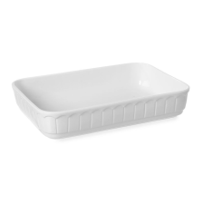 Hendi Rustica sütőedény téglalap, HENDI, 4,8L, 380x260x(H)70mm edény