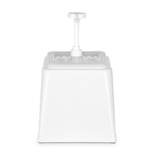 Hendi Szószadagoló szivattyúval, HENDI, 2,5L, Fehér, 230x210x(H)327mm konyhai eszköz