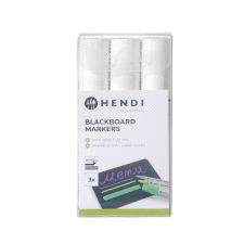 Hendi Tábla filctollak 15 mm, HENDI, 3 fehér filctoll filctoll, marker