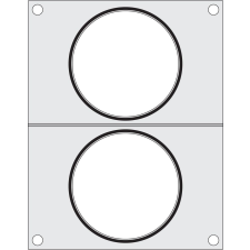 Hendi Tálcatömítő mátrix, HENDI, 2 db levestartály ø115 mm konyhai eszköz