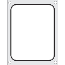 Hendi Tálcatömítő mátrix, HENDI, tartály 227 x 178 mm konyhai eszköz