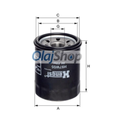 HENGST H97W05(OP 545/2, OP575, OP642/2) olajszűrő olajszűrő