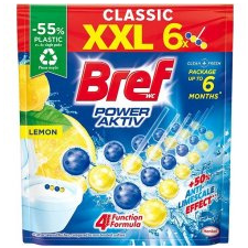 HENKEL Bref Power Active wc blokk citrus MEGAPACK XXL 6x50 g tisztító- és takarítószer, higiénia